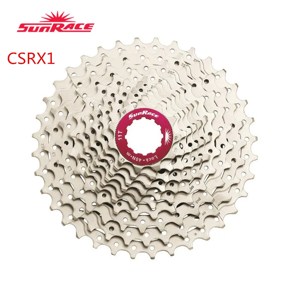 Sunracing CSRX1 11 скоростной велосипедный Кассетный металлический серебристый 11-28T 11-32T