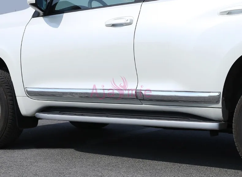 Аксессуары для Toyota Land Cruiser 150 Prado LC150 FJ150 2010- кузов Боковая дверь отделка хромированная автомобильный Стайлинг