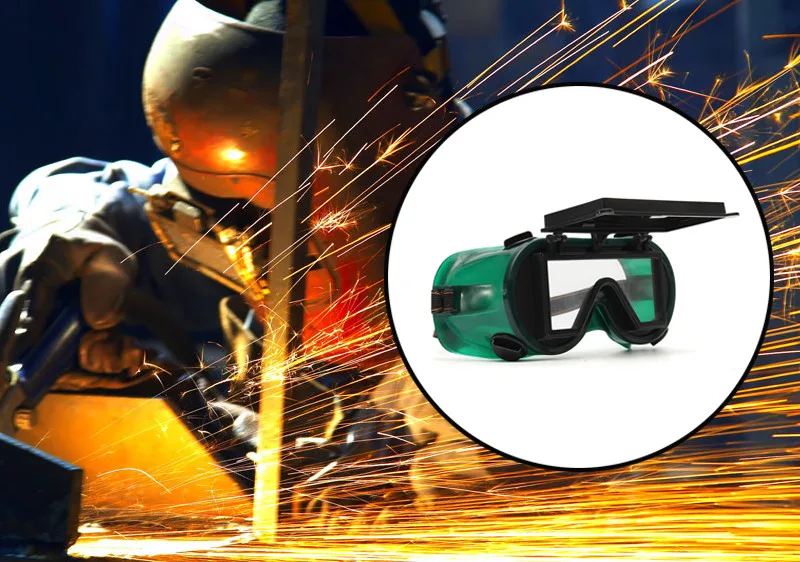 Сварочные очки резка шлифовка сварка с откидной крышкой линзы сварщик рабочая