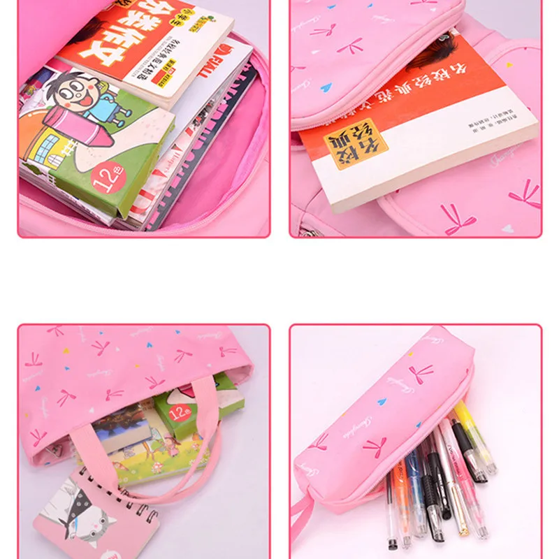 3Pcs/Set 2021 Printing School bag Schoolbags for Teenage Cute Girls Bookbag Children School Backpack mochilas