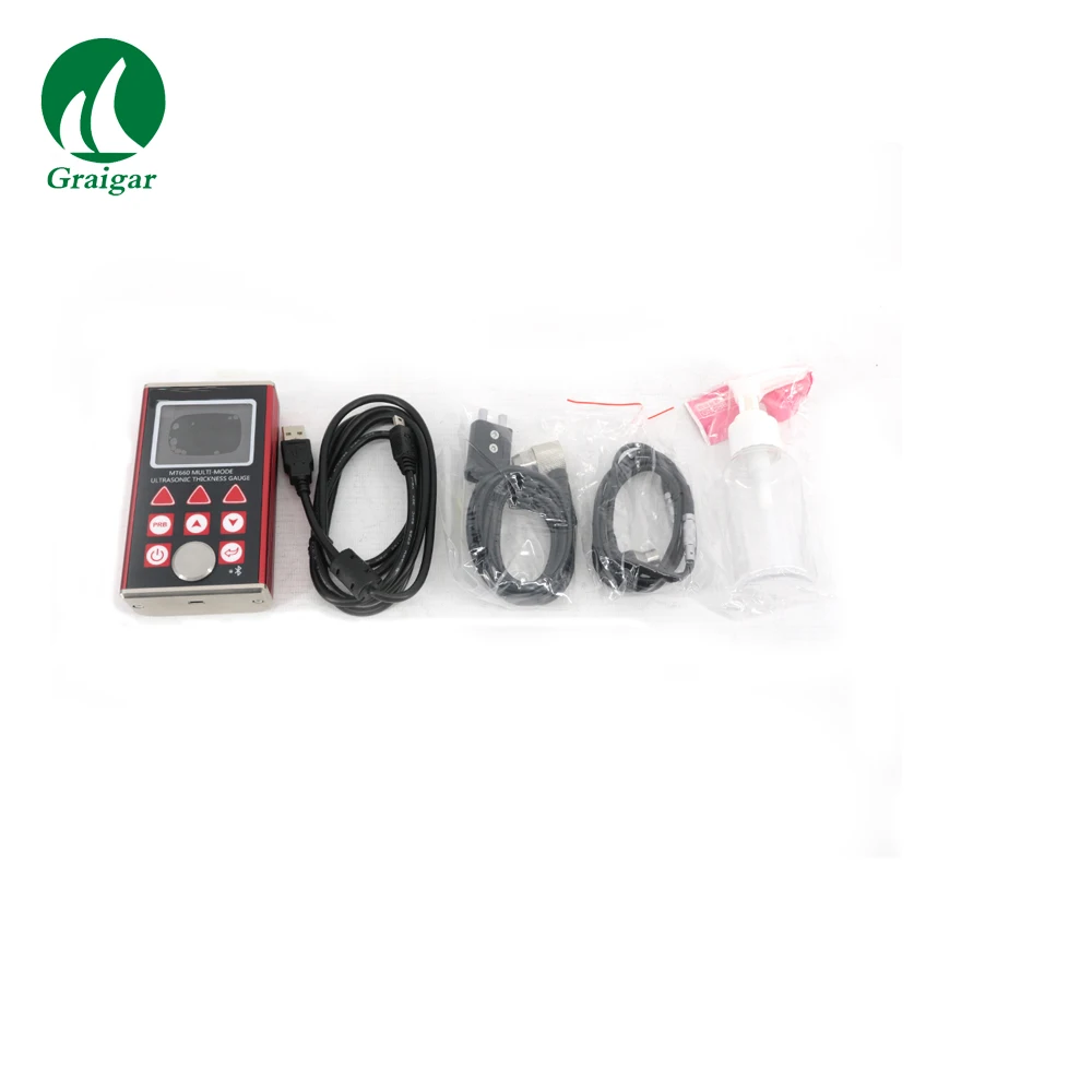 Mitech MT660 Digital Ultrasonic Thickness Gauge Meter With LCD Display Optional Bluetooth Thermal Printer | Инструменты