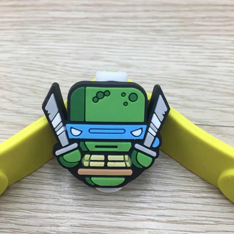 100 шт мультфильм USB кабель протектор управление Органайзер линии передачи данных клип протектор де Кабо сматывание кабеля для iPhone samsung huawei