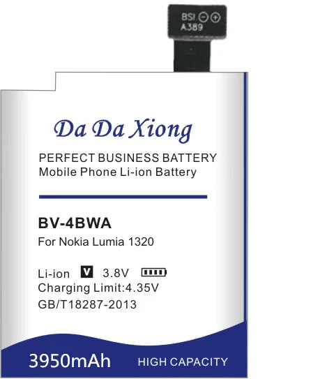 Da Xiong 3950mAh BV-4BWA BV4BWA BV 4BWA литий-ионный аккумулятор для телефона Nokia Lumia 1320