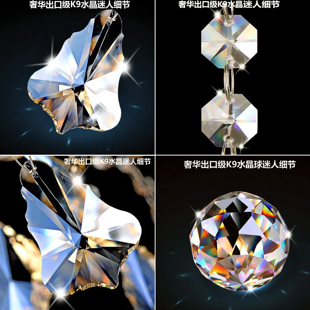 Хрустальная люстра для столовой E14 светодиодный светильник в форме свечи