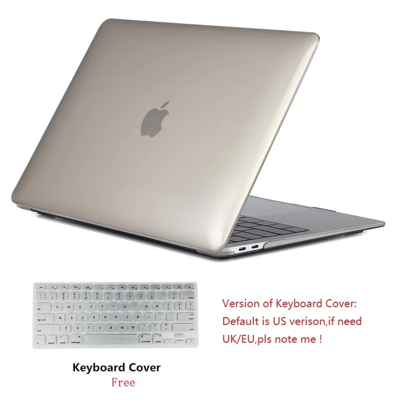 Кристальный чехол для ноутбука Apple Macbook Pro Retina Touch Bar & ID Air 11 12 13 3 15 4 дюймов жесткий +