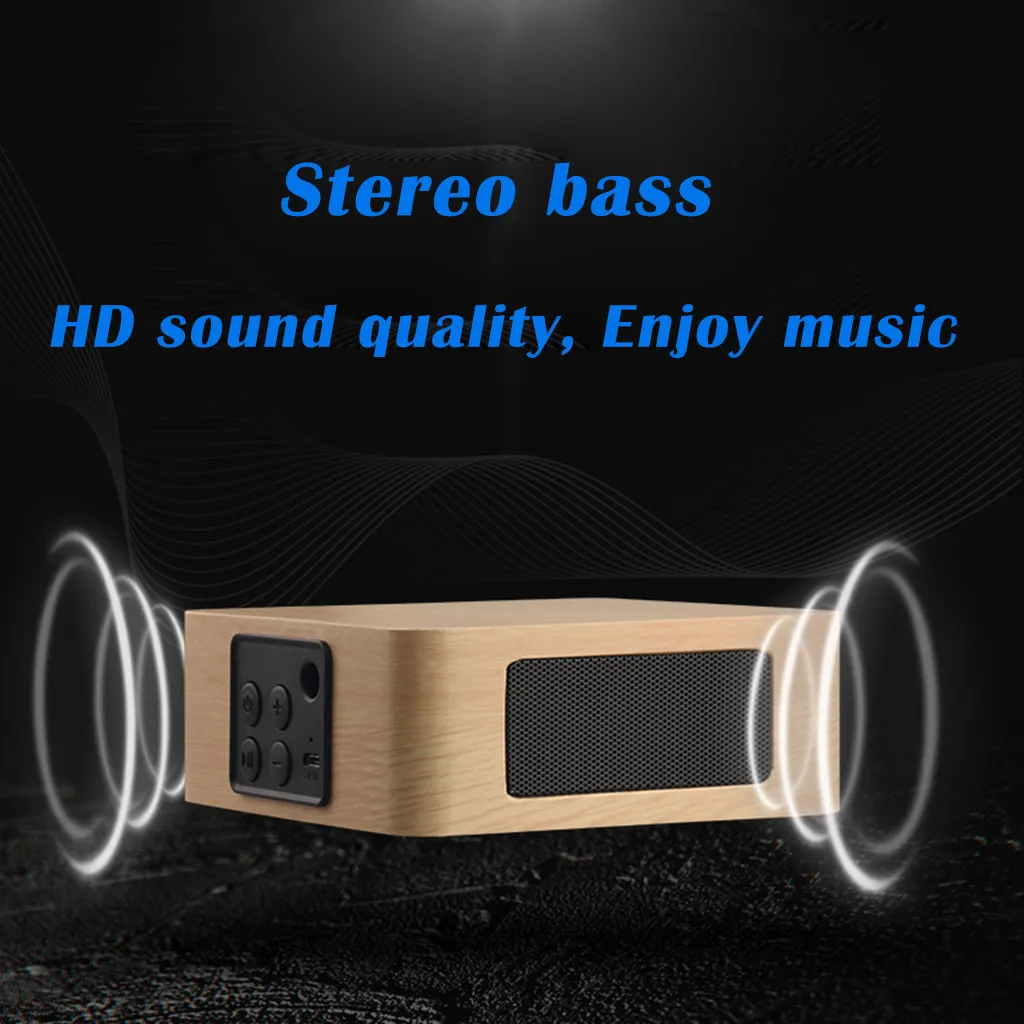 Портативный мини Bluetooth беспроводной стерео музыкальный динамик HiFi телефон для