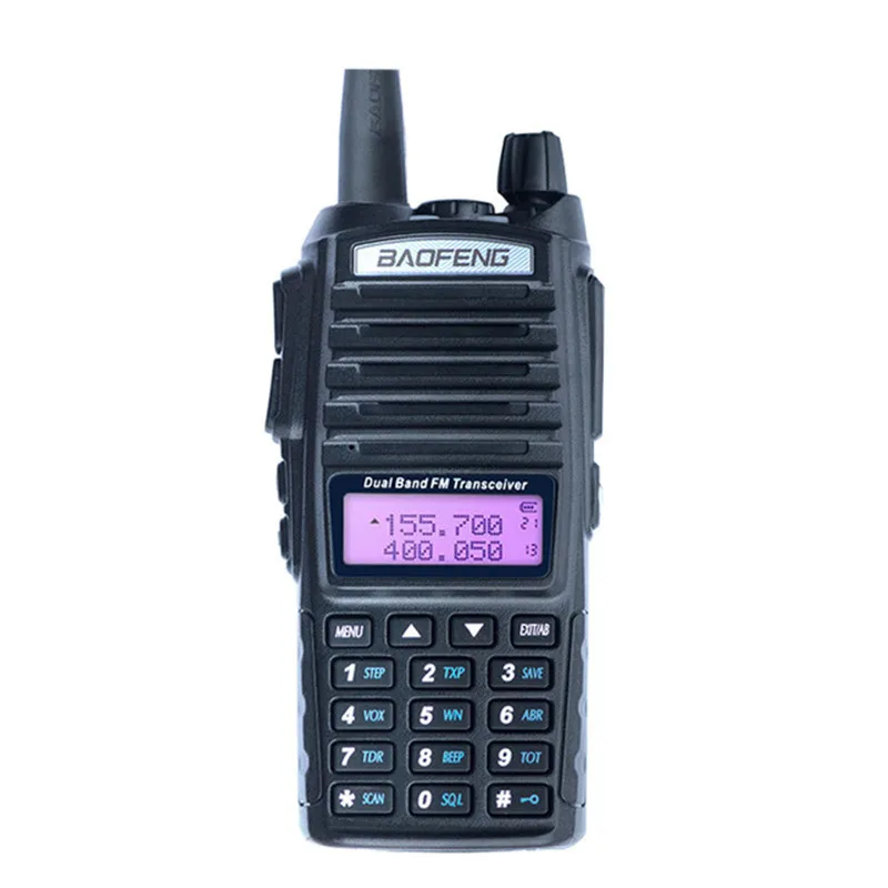 2 шт. рация оригинал BaoFeng UV 82 Двухдиапазонная УКВ 136 174 МГц 400 520 8 Вт радио двойной PTT