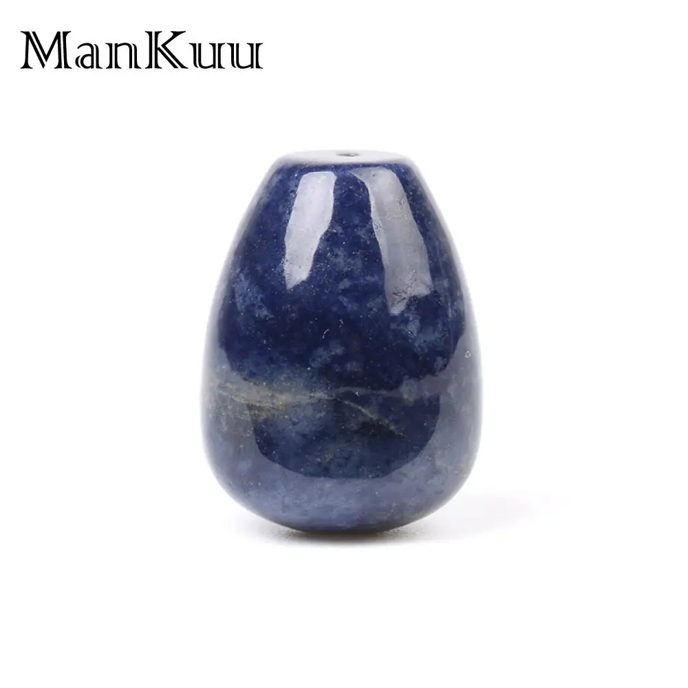 Mankuu 18*24 мм капли воды Глубокие бусины из синего камня высококачественное