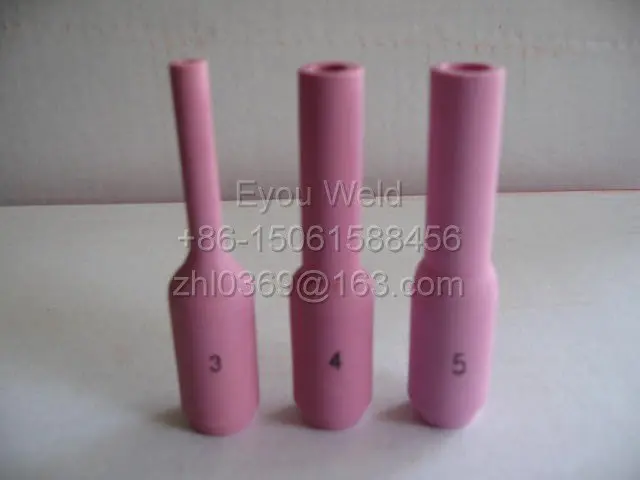 10pcs 10N49L 5#L Long Nozzle For Torch WP17 WP18 WP26 - Alumina Ceramic TIG Welding Consumables WP-17 WP-18 WP-26, FREE by CPAM