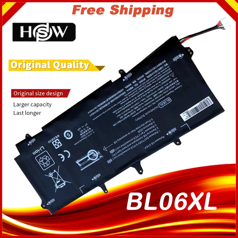 Аккумулятор для ноутбука HSW ZTHY 42Wh BL06XL HP Elitebook Folio 1040 G1 G2 G3 72223-2c1 | Компьютеры и офис