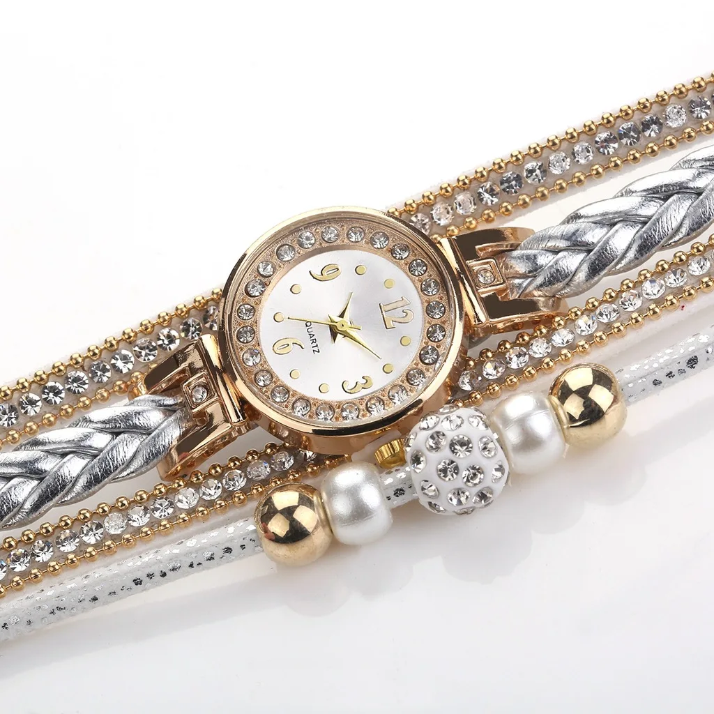 High Quality Beautiful Fashion Women Bracelet Watch Ladies Watch Casual Round Analog Quartz Wrist Bracelet Watch For Women Clock
