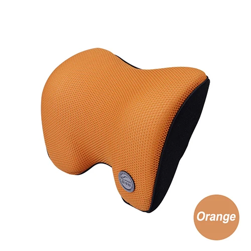 Orange Аксессуары для интерьера, Автомобильная подушка для сиденья, подушка для головы с эффектом памяти, хлопковая подушка для головы, подушка для шеи с эффектом памяти, Автомобильная подушка для шеи - Цвет: Orange
