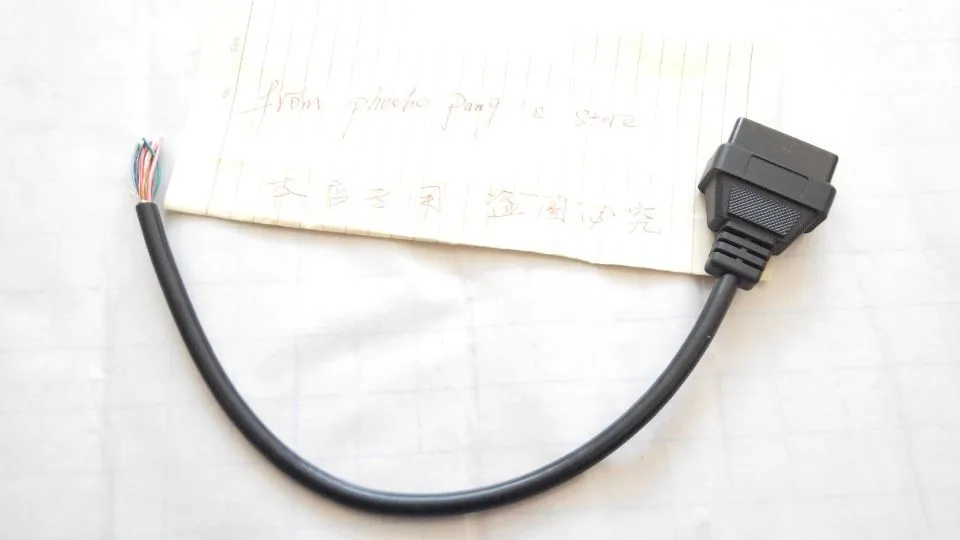 Автомобильные аксессуары адаптер интерфейса 16 Pin OBDII OBD 2 OBD2 16-контактный разъем