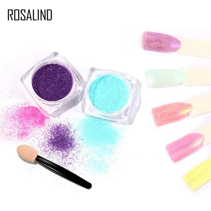 Rosalind 1 г конфетного цвета пудра с эффектом блеска DIY голографическое искусство