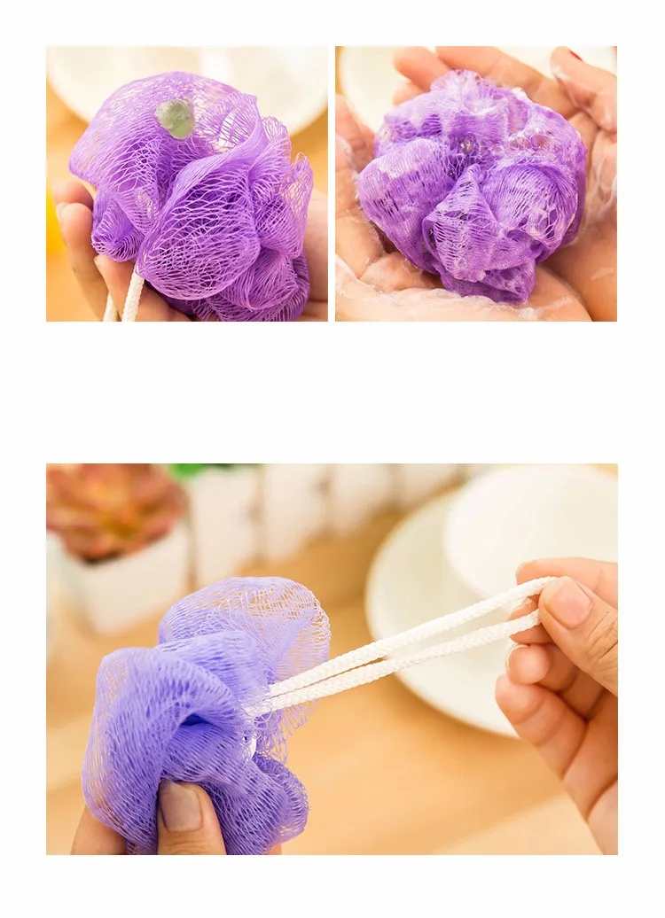 Цветок Loofah Ванна шар ванны Прохладный банное полотенце скруббер для тела