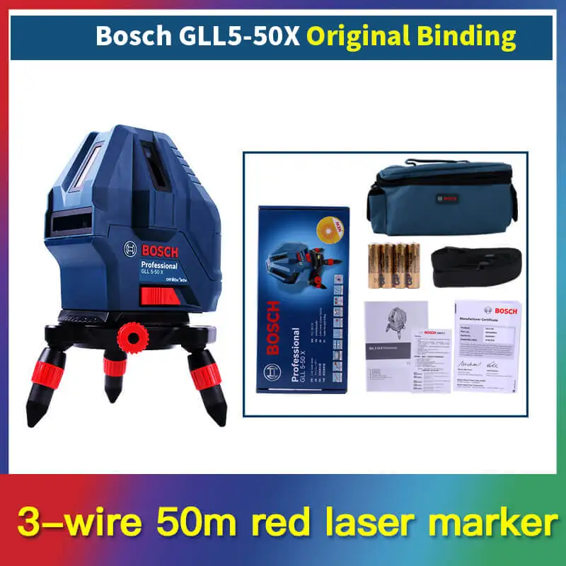 GLL5-50X Bosch GLL5-50X/GLL3-15X Лазерная Маркировочная Техника инфракрасный маркировочный инструмент 5 линия 3 линия 1 заказ - Color: GLL5-50X