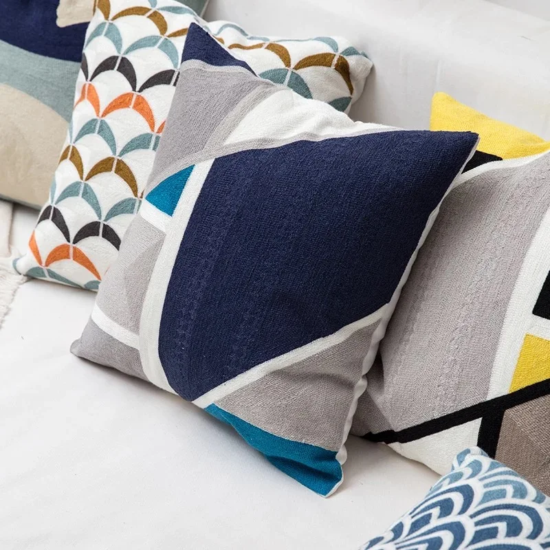 Наволочка для подушки с вышивкой наволочка в стиле бохо 100% хлопок свадебной