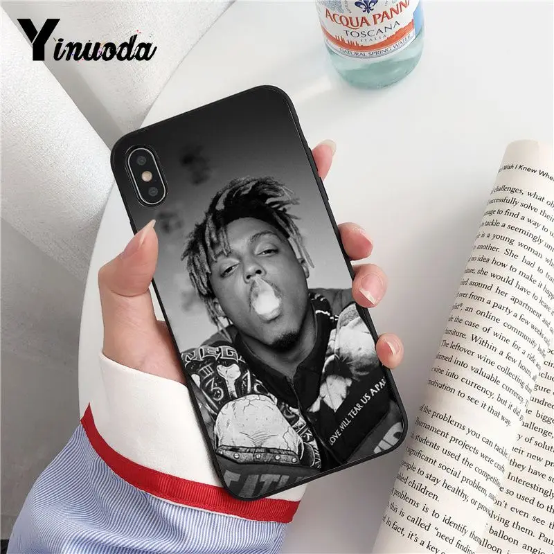 Yinuoda сок WRLD 999 ТПУ черный чехол для телефона iPhone 8 7 6 6S Plus X XS MAX 5 5S SE XR Fundas
