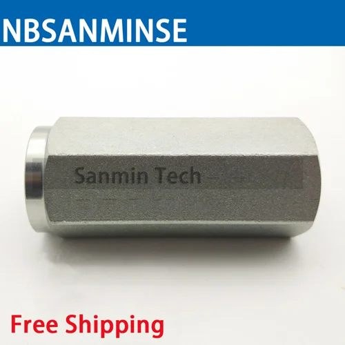 NBSANMINSE VU обратный клапан прямой G1/4 3/8 1/2 3/4 1 гидравлический промышленный инженерный Клапан Углеродистая сталь клапан высокого давления