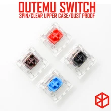 otm outemu 3pin dustproof switch for custom mechanical keyboard gh60 xd64 xd60 eepw84 gh60 tada68 rgb 87 104 zz96