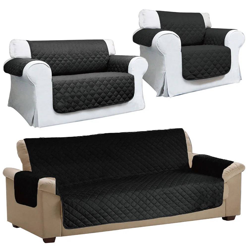 Новый стеганый диван подлокотник стул Settee Pet протектор скольжения крышка мебель