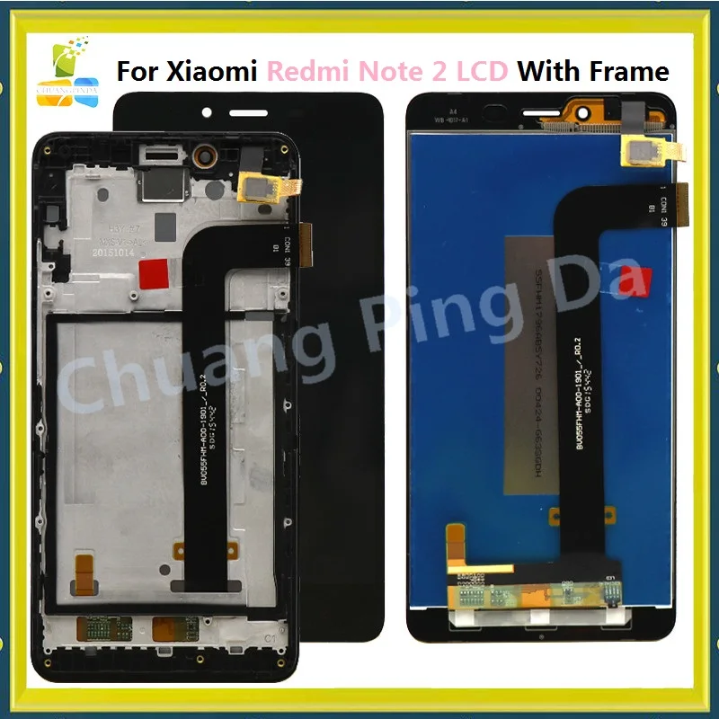Дисплей для Xiaomi Redmi Note 2 с сенсорным экраном и дигитайзером в сборе замена без