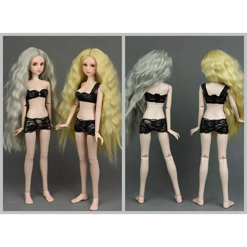 2 комплекта белых кружевных топов и подтяжек нижнее белье для 1/4 BJD SD Xinyi 45 50 см
