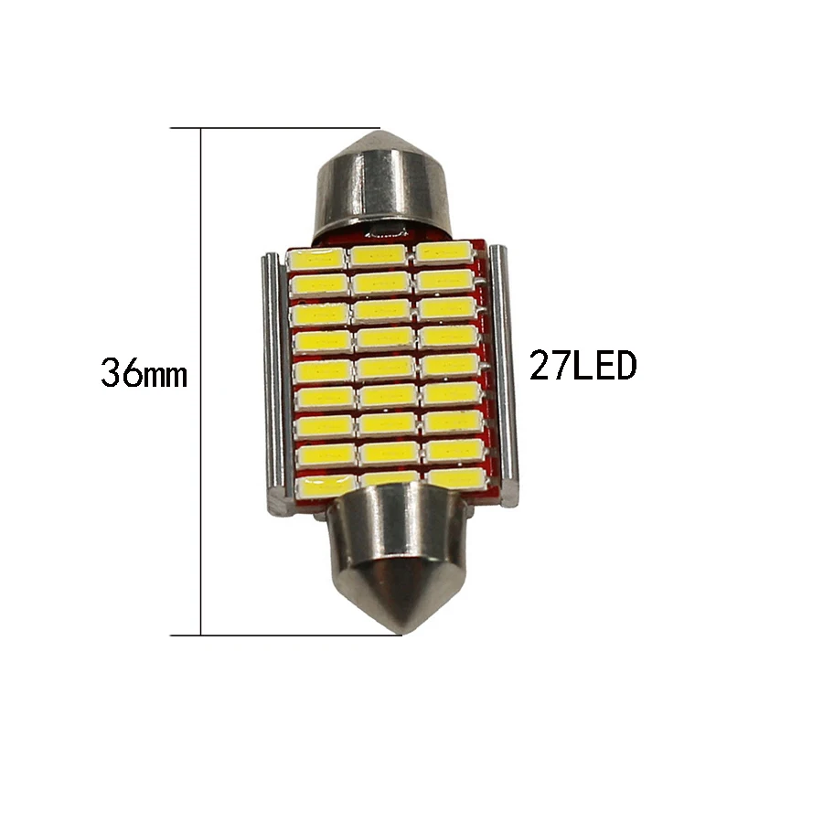 Гирлянда 31 мм 36 39 42 Светодиодная лампа C5W 4014 SMD Canbus Error Free авто Интерьер Чтение Doom