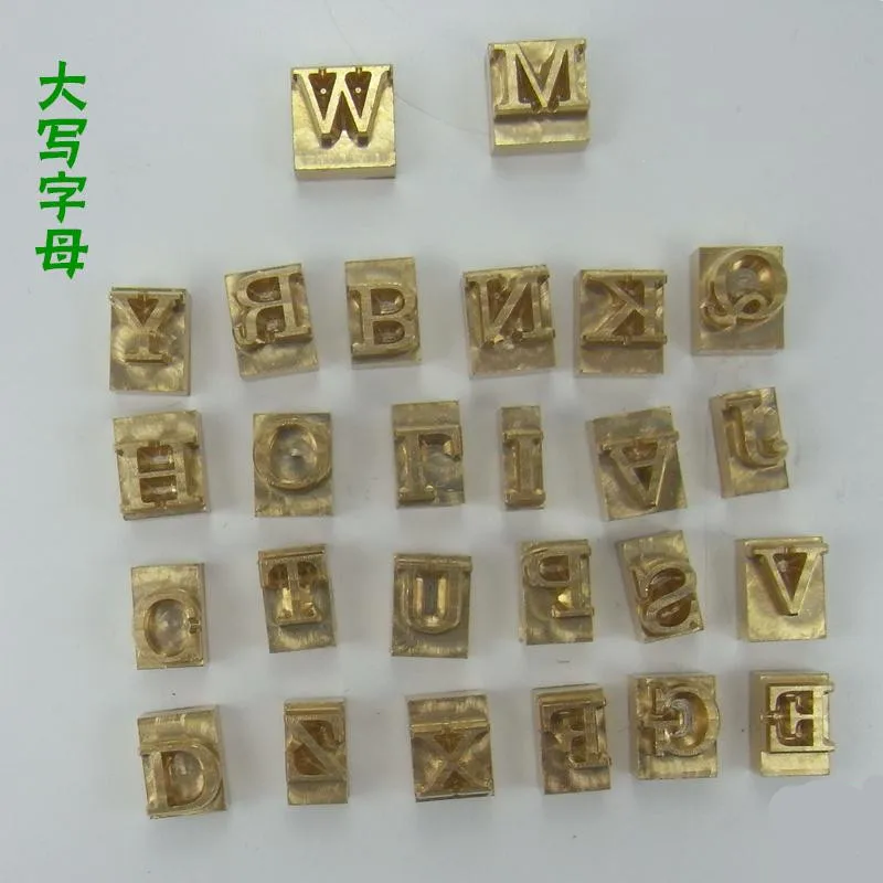 Гибкие латунные буквы ЧПУ гравировальная Форма Номер для фотографий|Детали