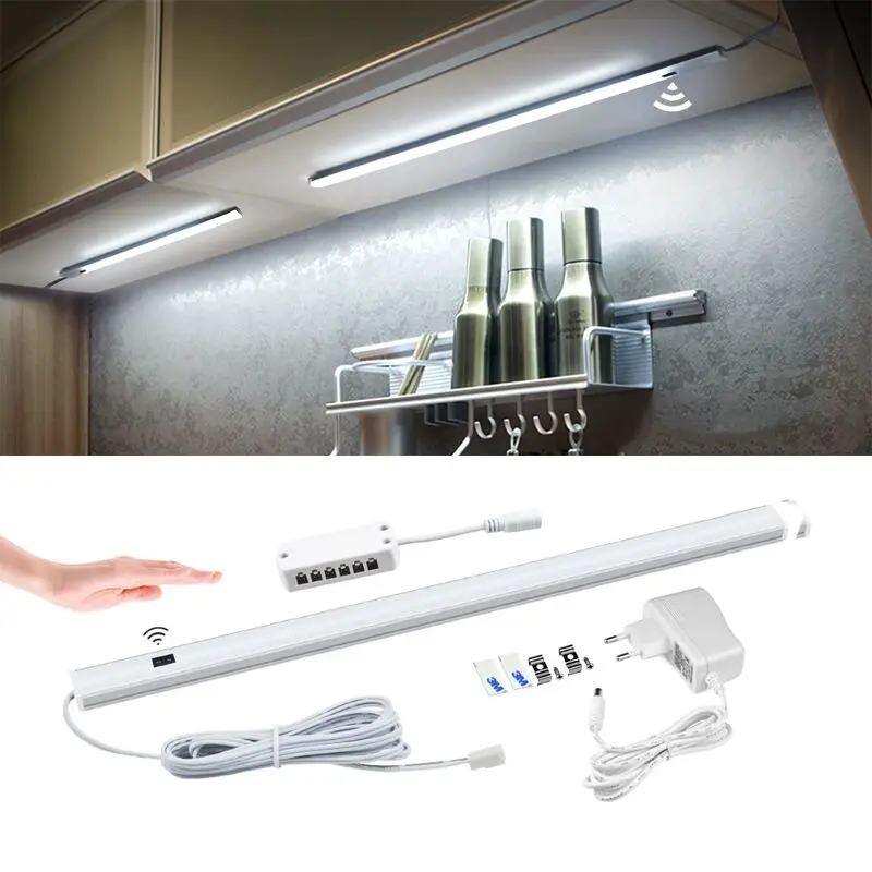 Жесткая светодиодная ленсветильник 30/40/50 см с ручным управлением 12