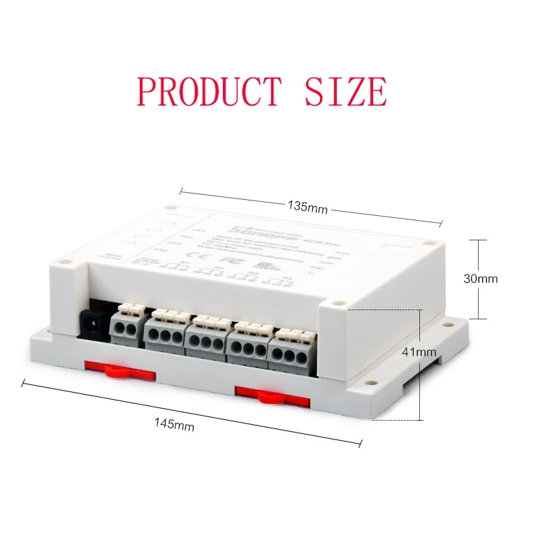 Sonoff 4CH Pro умный дом RF Wifi светильник переключатель рабочие режимы блокировка