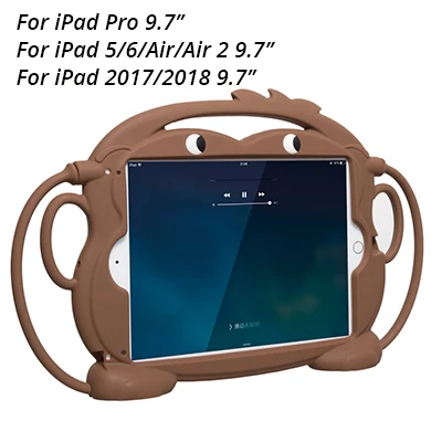 CHINFAI Детский дружественный силиконовый чехол для iPad Mini 1 2 3 4 5 7,9 противоударный нетоксичный чехол для iPad Air2 Pro 9,7'' - Цвет: 5626BN 2018 9.7