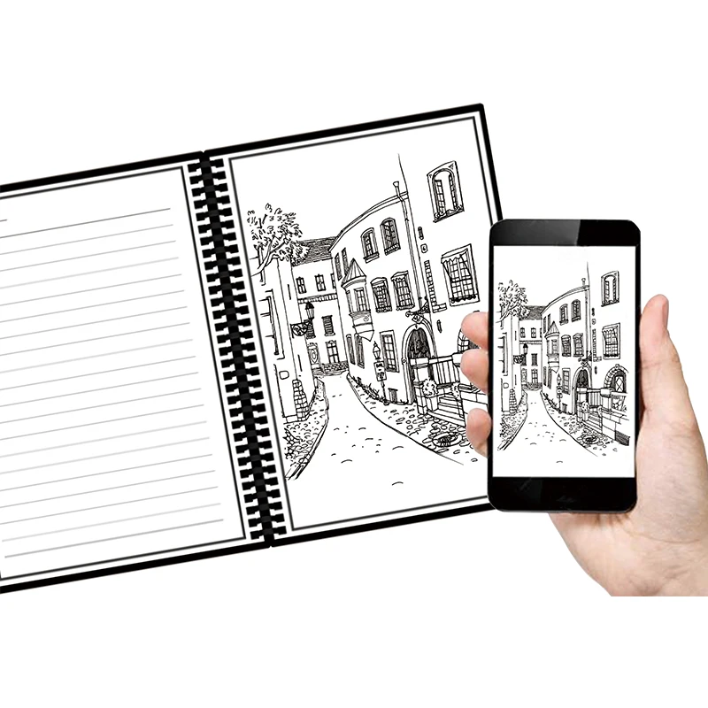 Многоразовая умная стираемая бумага для ноутбука микроволновая волна облако