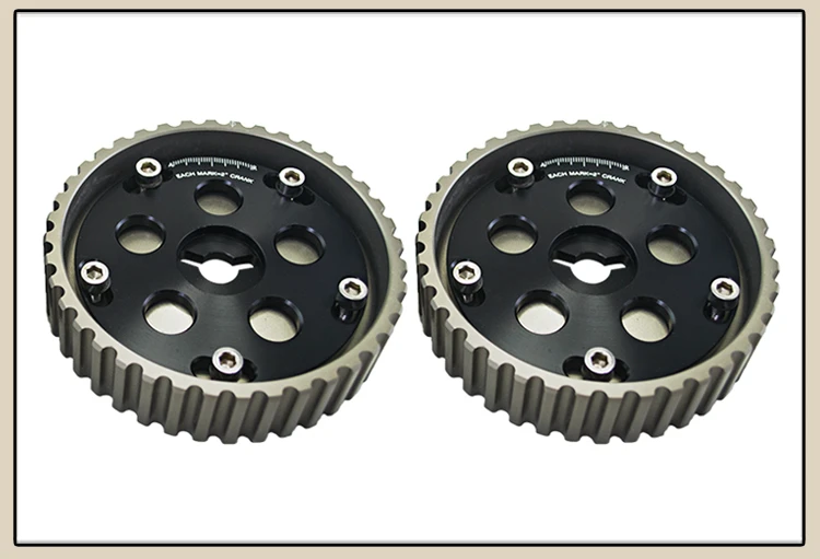 LZONE-(одна пара) Регулируемый кулачковый шкив cam Gears Kit для Suzuki Swift GTI G13B(синий, красный, фиолетовый, черный) JR6543