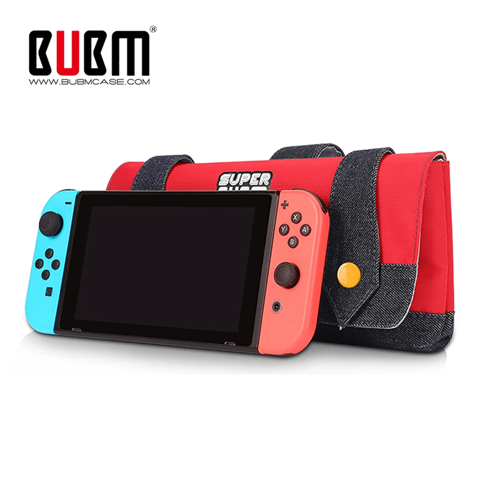 BUBM Защитный чехол траве сумка Pounch сумка для хранения nintendo переключатель с 10 игры слотов для карт, уникальный Дизайн, может нести геймпад