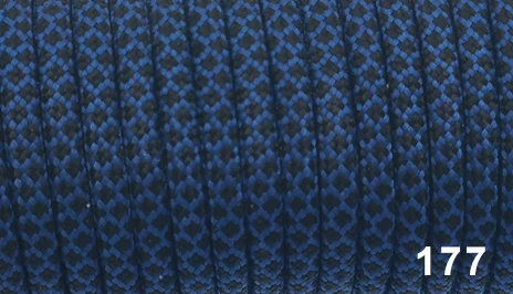 YOUGLE Paracord 550lb парашютный шнур шнурок с переплетенными веревками тип браслета III 100 футов оборудование для выживания кемпинга 172-178 - Цвет: 177