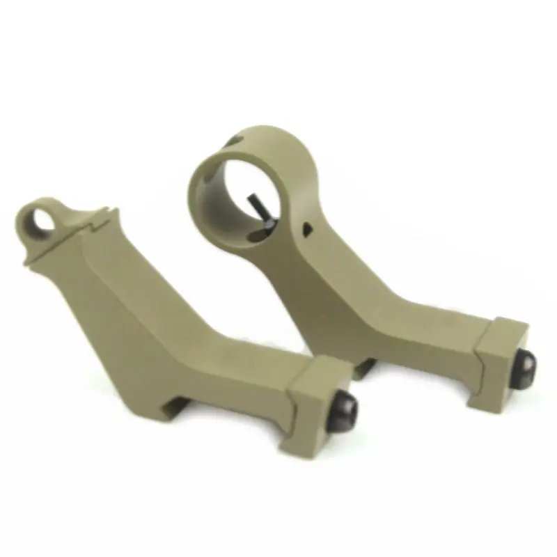 

New arrival Tactical airsoft Front and Rear Sight 45 Degree Iron Sight for hunting DE ht579