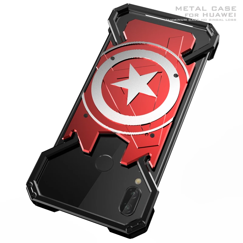 Металлический Чехол Super Hero для Huawei P30 Pro P20 Lite P10 P9 Plus Nova 5 5i 4 3 3i 3e 2 2S чехол с кольцом для телефона с изображением Человека-паука