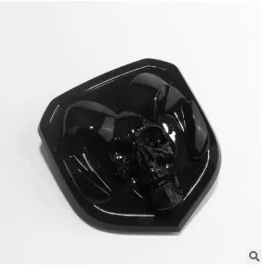 3D Автомобильная головка решетка багажника Наклейка s Металлическая Эмблема фитинг эмблема наклейка Ram головка для Dodge Ram 1500 эмблема задней двери, знак - Название цвета: small