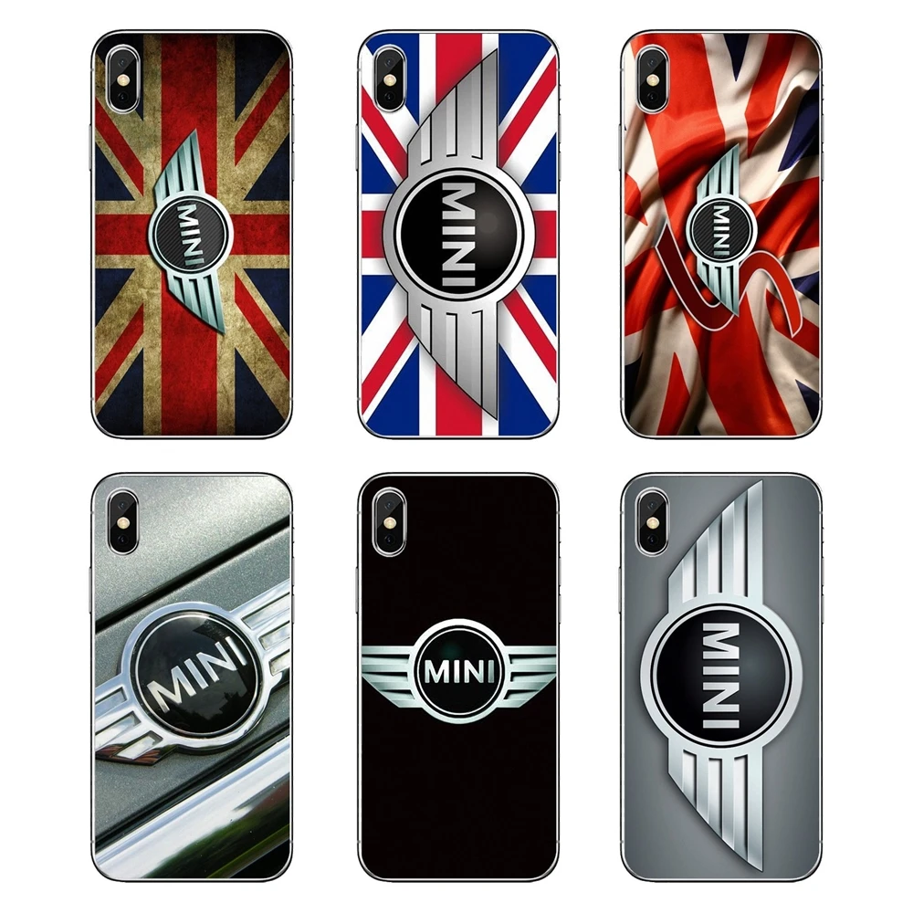 UK mini cooper S jcw логотип футболка в полоску с принтом для huawei P20 Lite Nova 2i 3i 3 GR3 Y6 Pro Y7 Y8 Y9