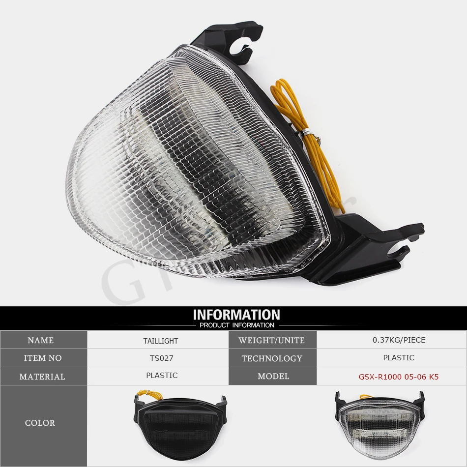 GT мотор Бесплатная доставка Мотоциклетный светодиодный задний фонарь с