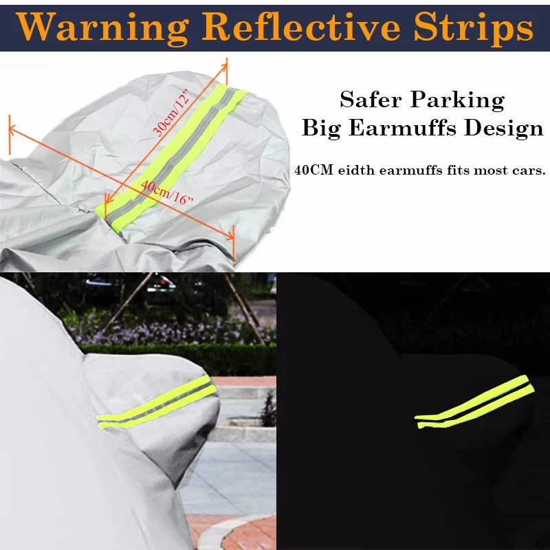 buildreamen2 new car suv sedan hatchback cover anti uv outdoor rain shield snow protection covers sun shade styling waterproof free global shipping