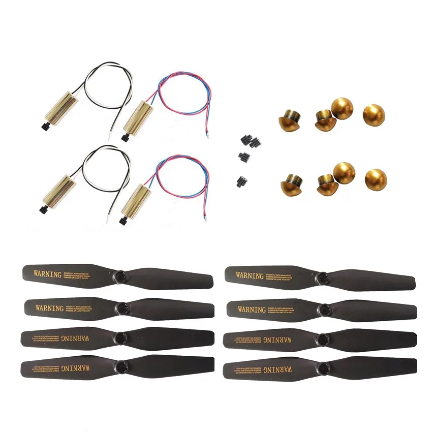 

VISUO XS812 GPS RC Drone motor engine 2set propellers cap +2set blades + motor engines + motors gears RC Quadcopter Spare Parts