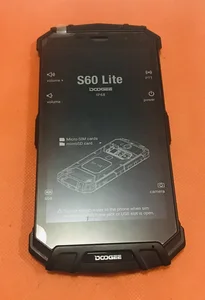 Оригинальный ЖК-дисплей бу + дигитайзер сенсорный экран + рамка для DOOGEE S60 Lite MT6750T Octa Core 5,2 ''FHD Бесплатная доставка