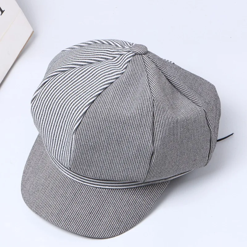 Женский берет осенне-зимняя восьмиугольная кепка Стильная для художника