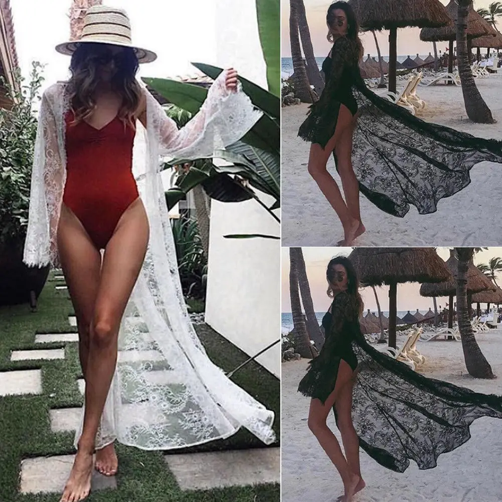 Женское сексуальное шифоновое кимоно блузка пальто бохо цветочный кардиган