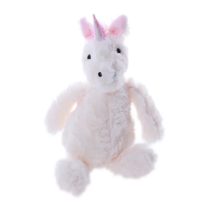 Мягкие игрушечные лошадиные игрушки мягкие плюшевые в виде мультяшного