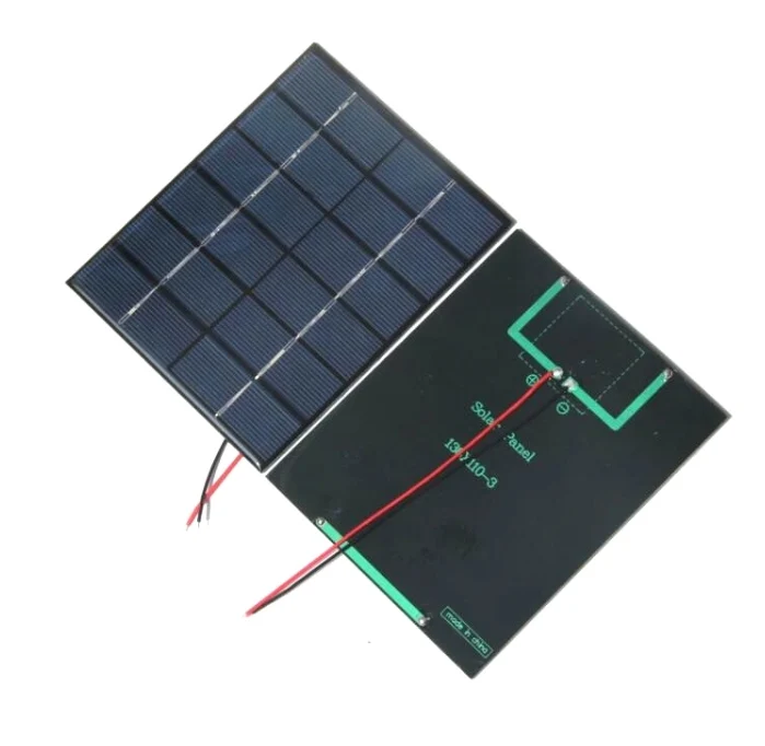 2 W 6 V эпоксидный Солнечный Сотовый поликристаллическая солнечная панель модуль с