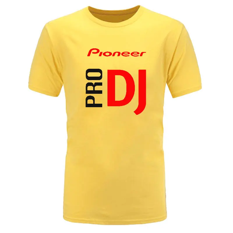 Новые летние модные DJ Pioneer PRO футболка мужчин с коротким рукавом случайные хлопка