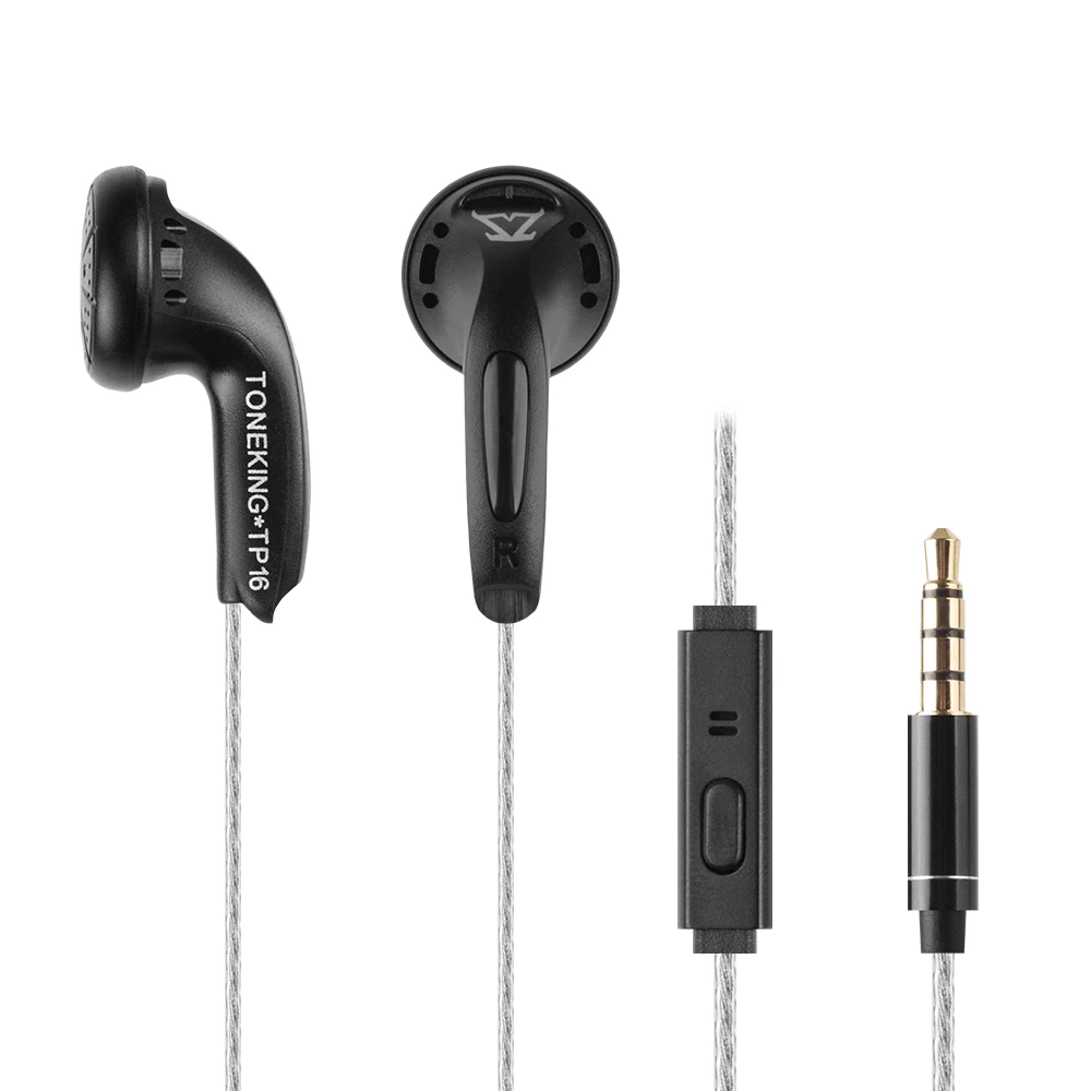 Новинка наушники-вкладыши Toneking MusicMaker TP16 32 Ом HIFI бас плоская головка вкладыши